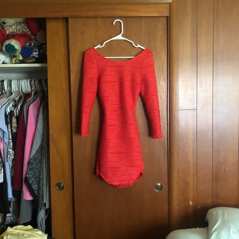 Women’s open back dress. Size:10